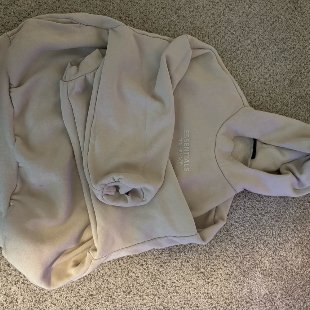 Essentials Light Tan Hoodie